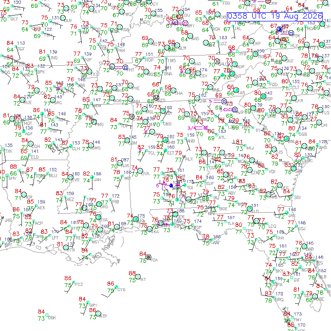 mgm METAR plot