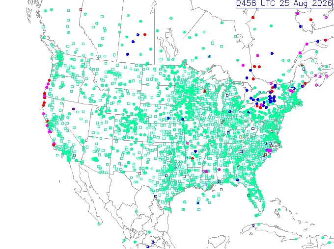 ina METAR plot
