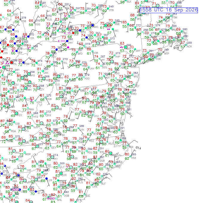 bwi METAR plot