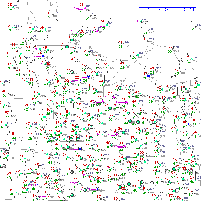 dlh METAR plot