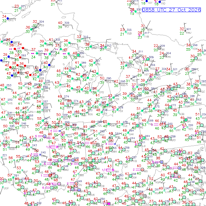 dtw METAR plot