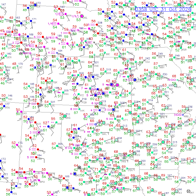 ict METAR plot